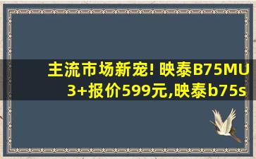 主流市场新宠! 映泰B75MU3+报价599元,映泰b75s3e说明书
